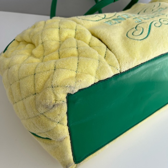 Auth VTG Y2K JUICY COUTURE Enfant De Juicy Terry Cloth Diaper Bag - Picture 5 of 14